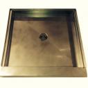 Frigo Design Shower Pan made with CuVerro bactericidal copper